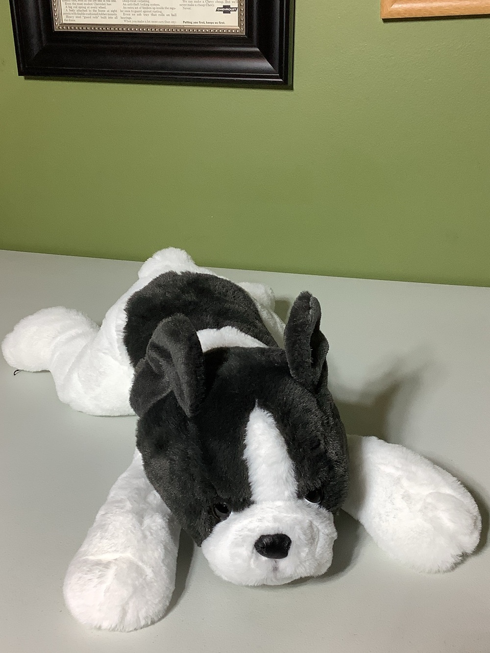 FAO Schwartz Boston Terrier plush
